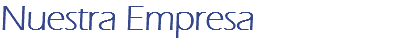 Nuestra Empresa